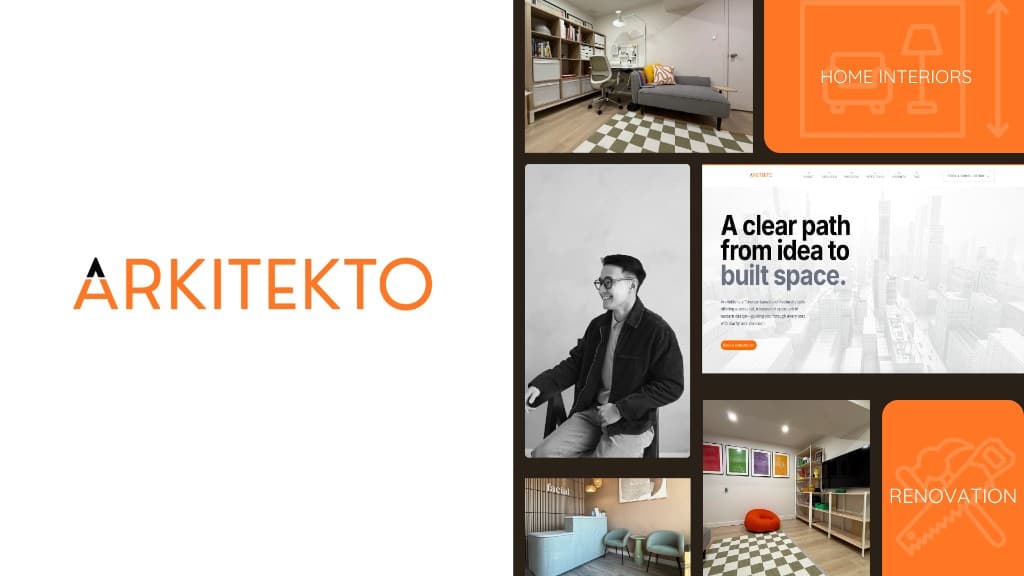 Arkitekto architectural studio website