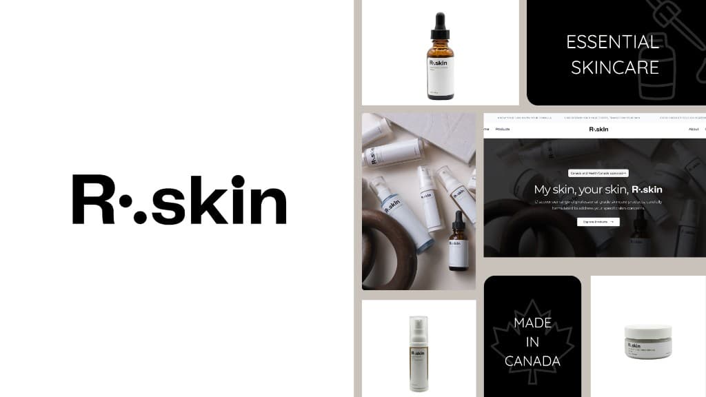 R.Skin professional skincare collection website