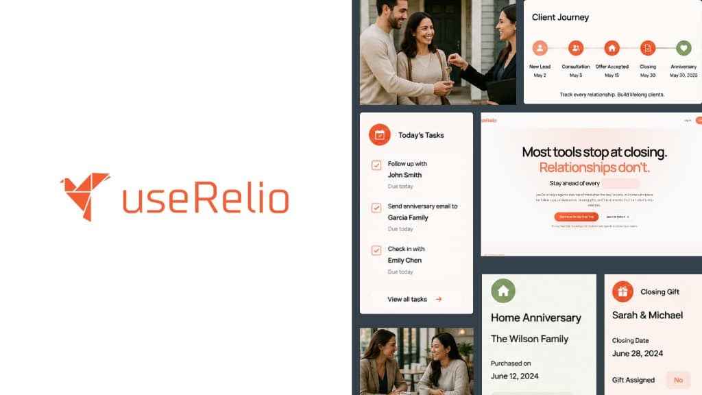 Userelio real estate CRM website